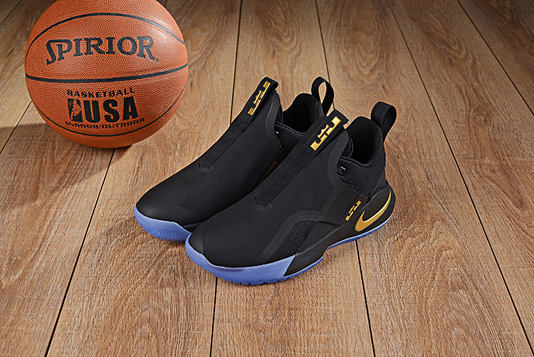 Nike LeBron Ambassador 11 Black Gold Shoes